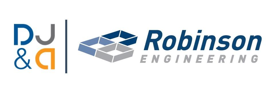 DJ&A and Robinson logos